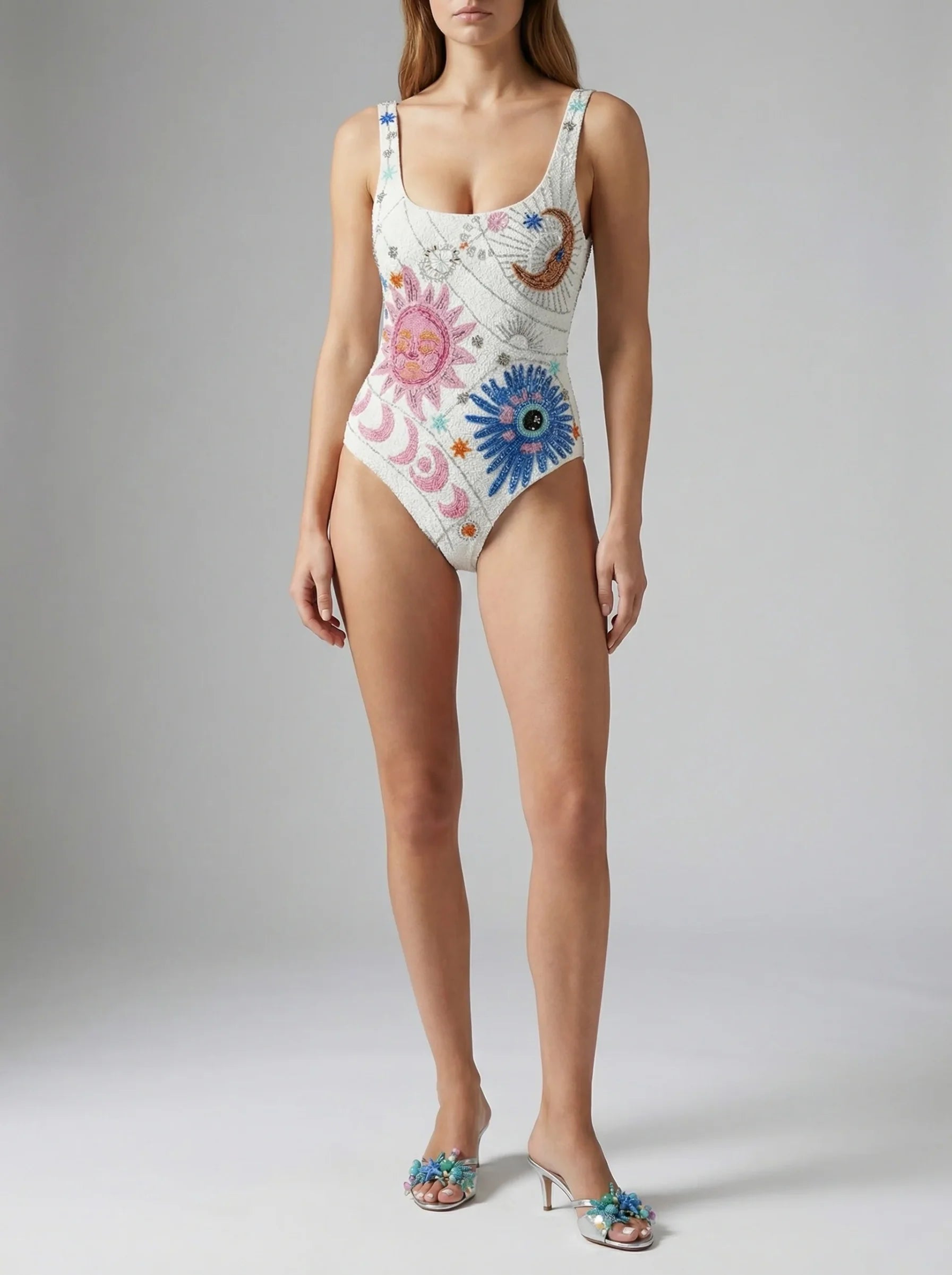 Celestial Star White Swimsuit