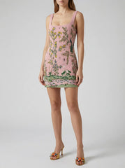 Blush Eden Embellished Mini Dress