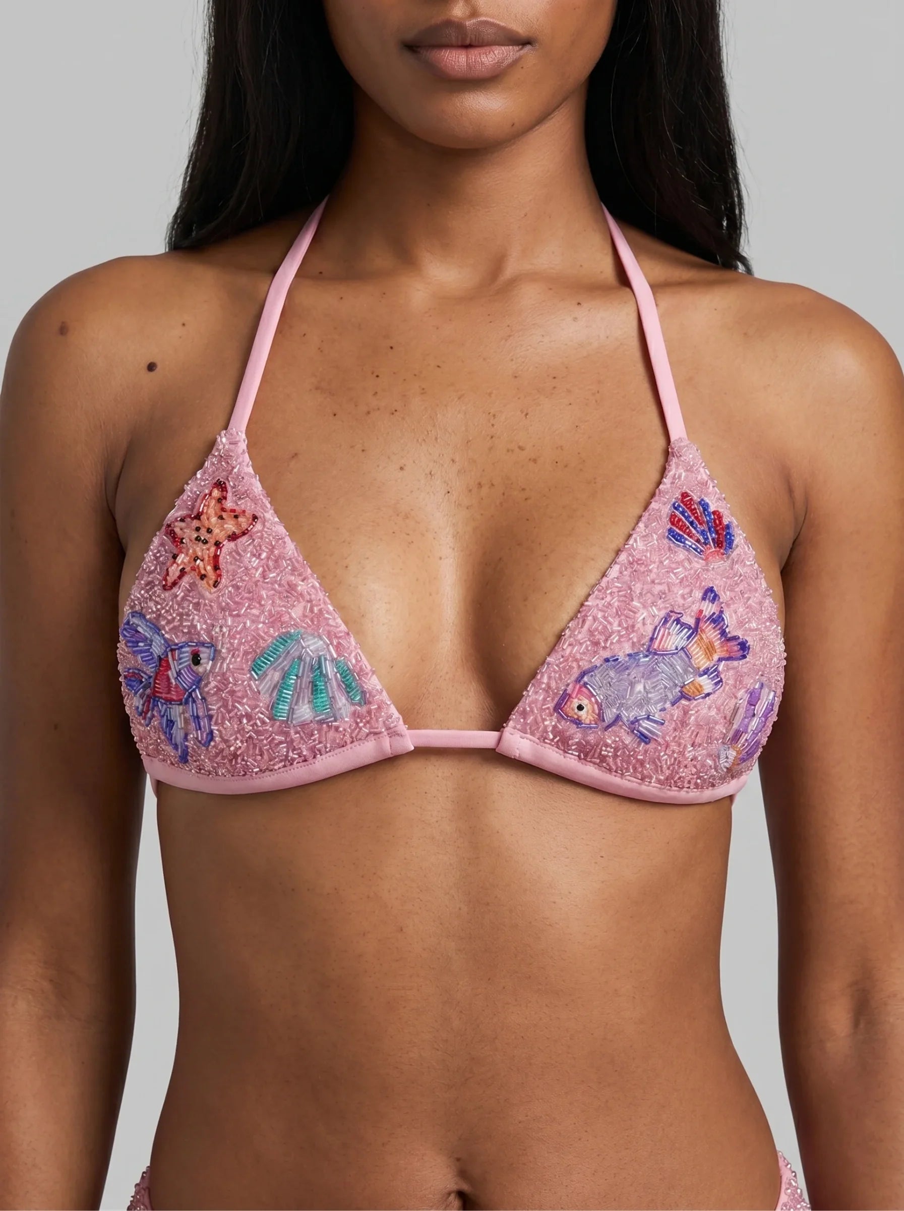 سمراء Samaraa Pink Bikini Top