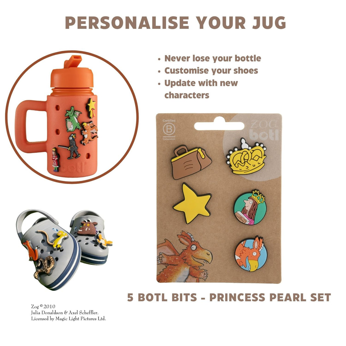Zog Bottle Bits | Princess Pearl Set