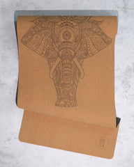 Yoga Mat Ganesha Cork