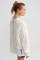 ABUNDANCE SURF TSHIRT - VANILLA