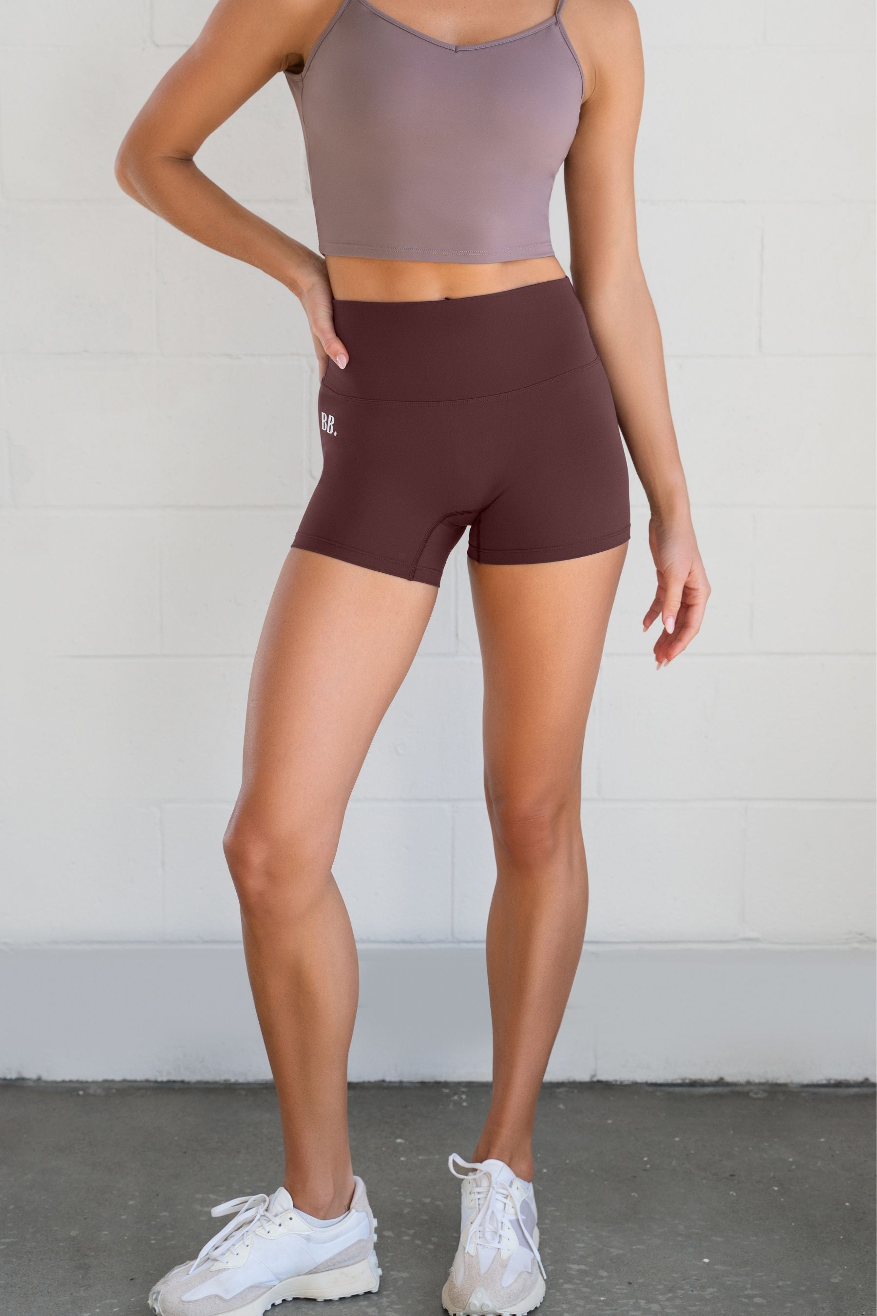 Airlift 3" Bike Shorts in Aubergine