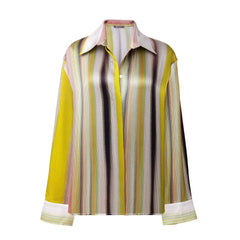 Art Stripes Silk Shirt