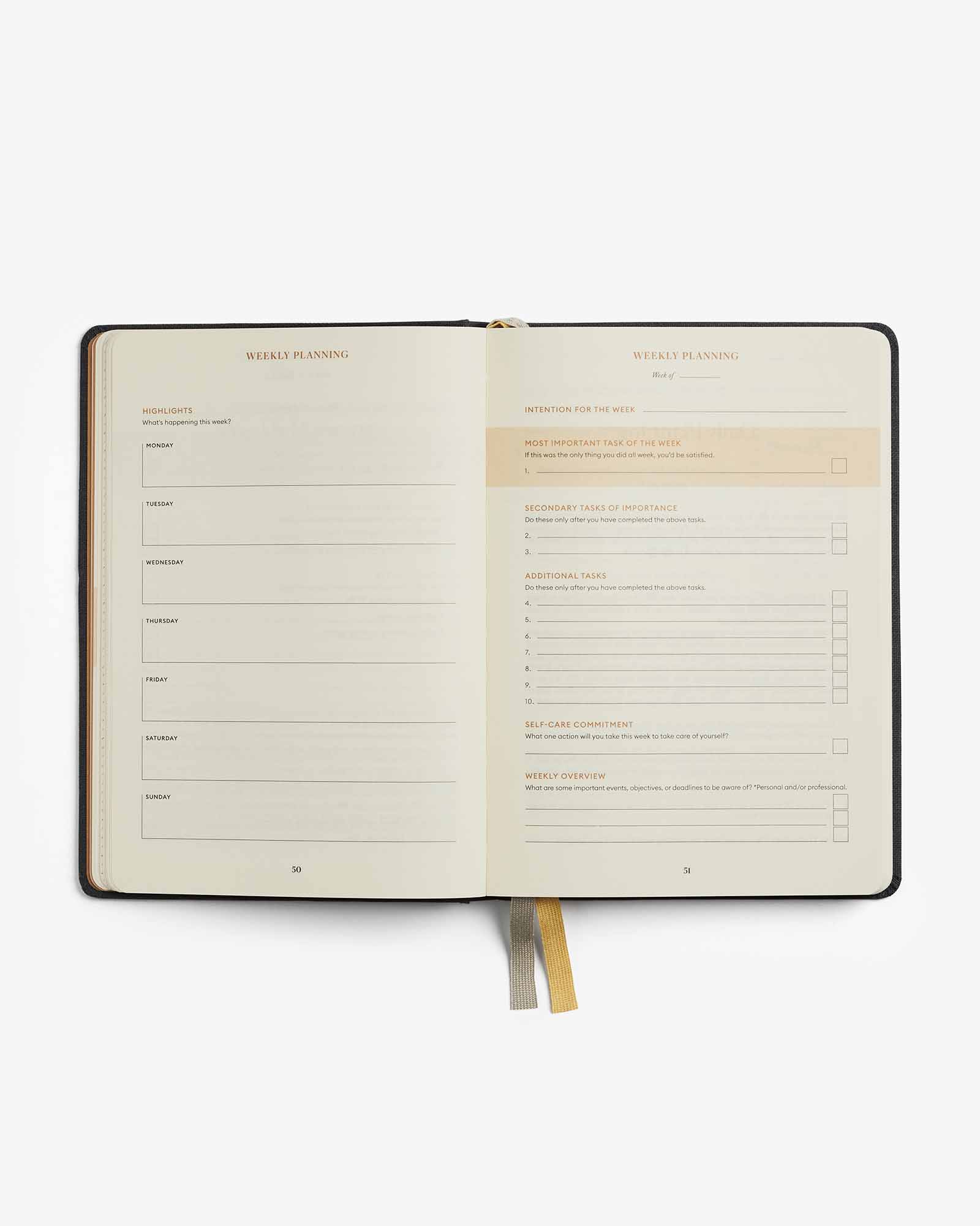Quarterly Productivity Planner One Year Bundle