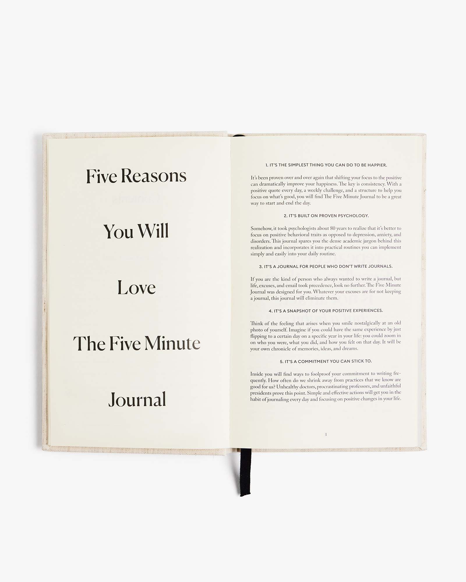 The Five Minute Journal - Ditsy Rose