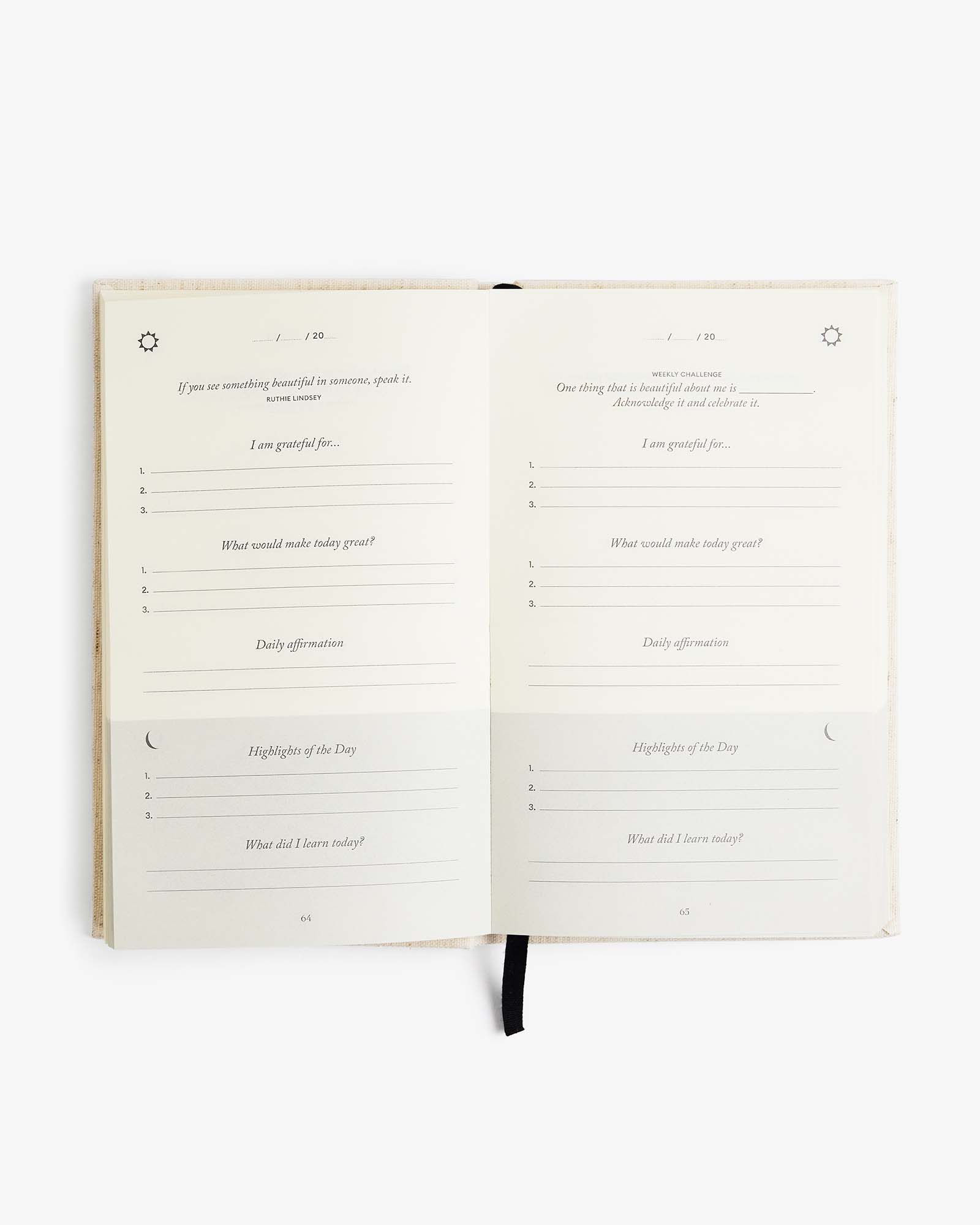 The Five Minute Journal - Ditsy Rose