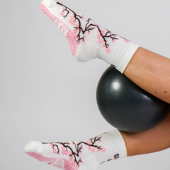 Melisoles 'Spring Into Life' Cherry Blossom Grip Socks