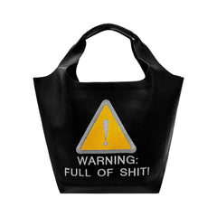 Warning: Full of Shit Shoulder Bag