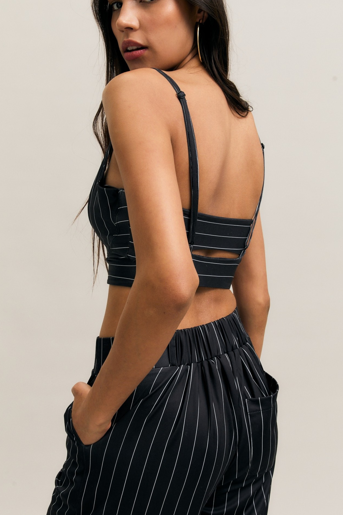 Form Bra Pinstripe
