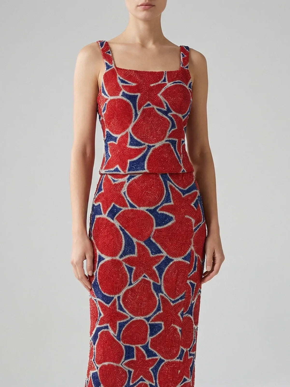 Sea Moscow Long Co-Ord Top Multi Colour