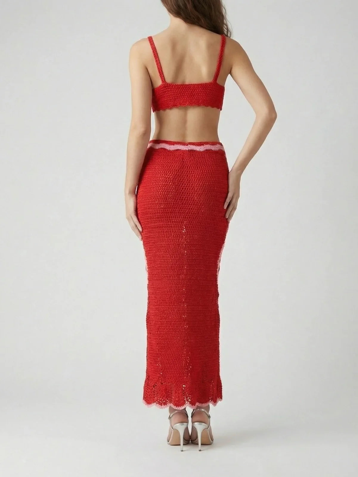 Red Bella Crochet Top
