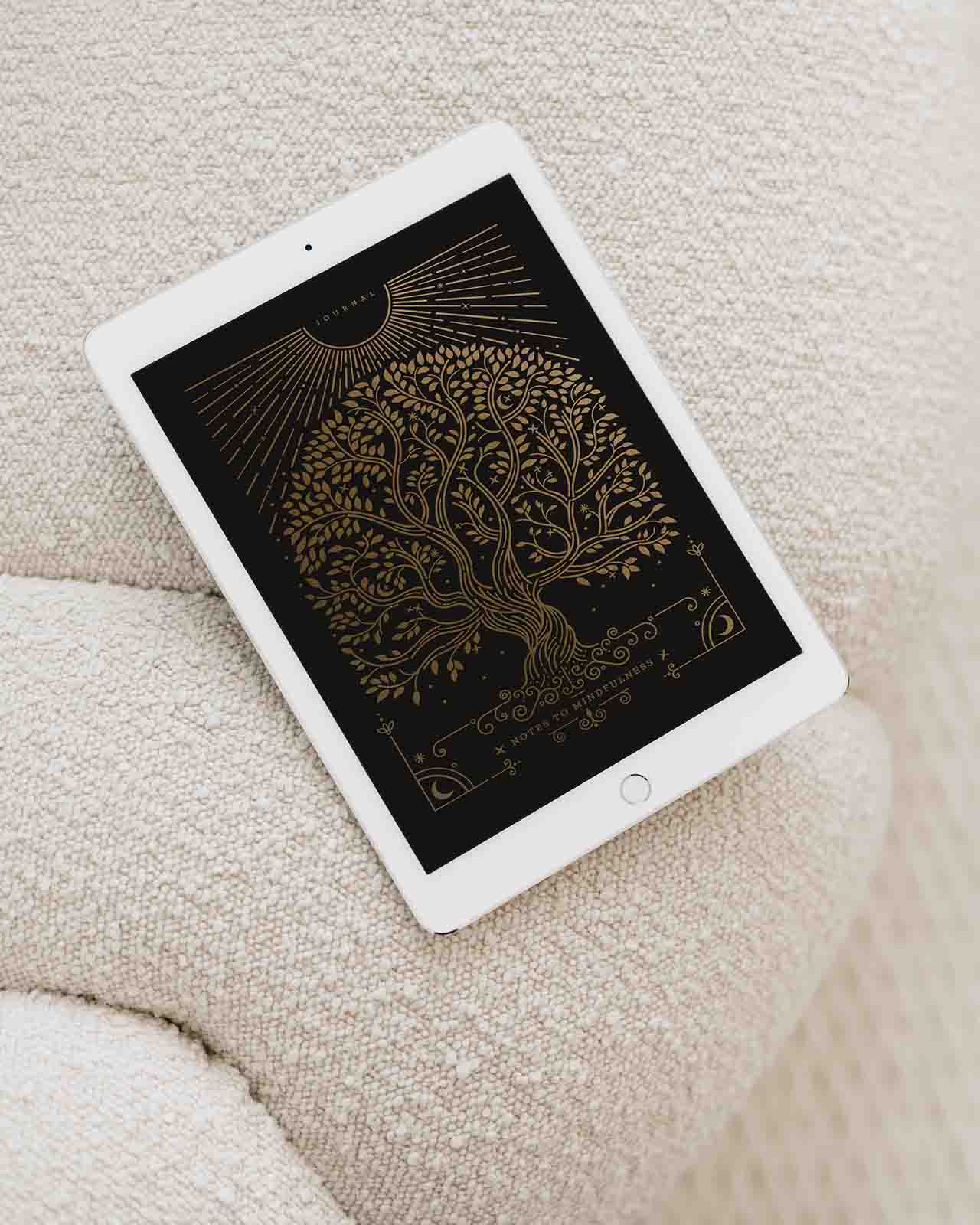 Notes to Mindfulness Journal (Downloadable) - Digital Version Stone Black