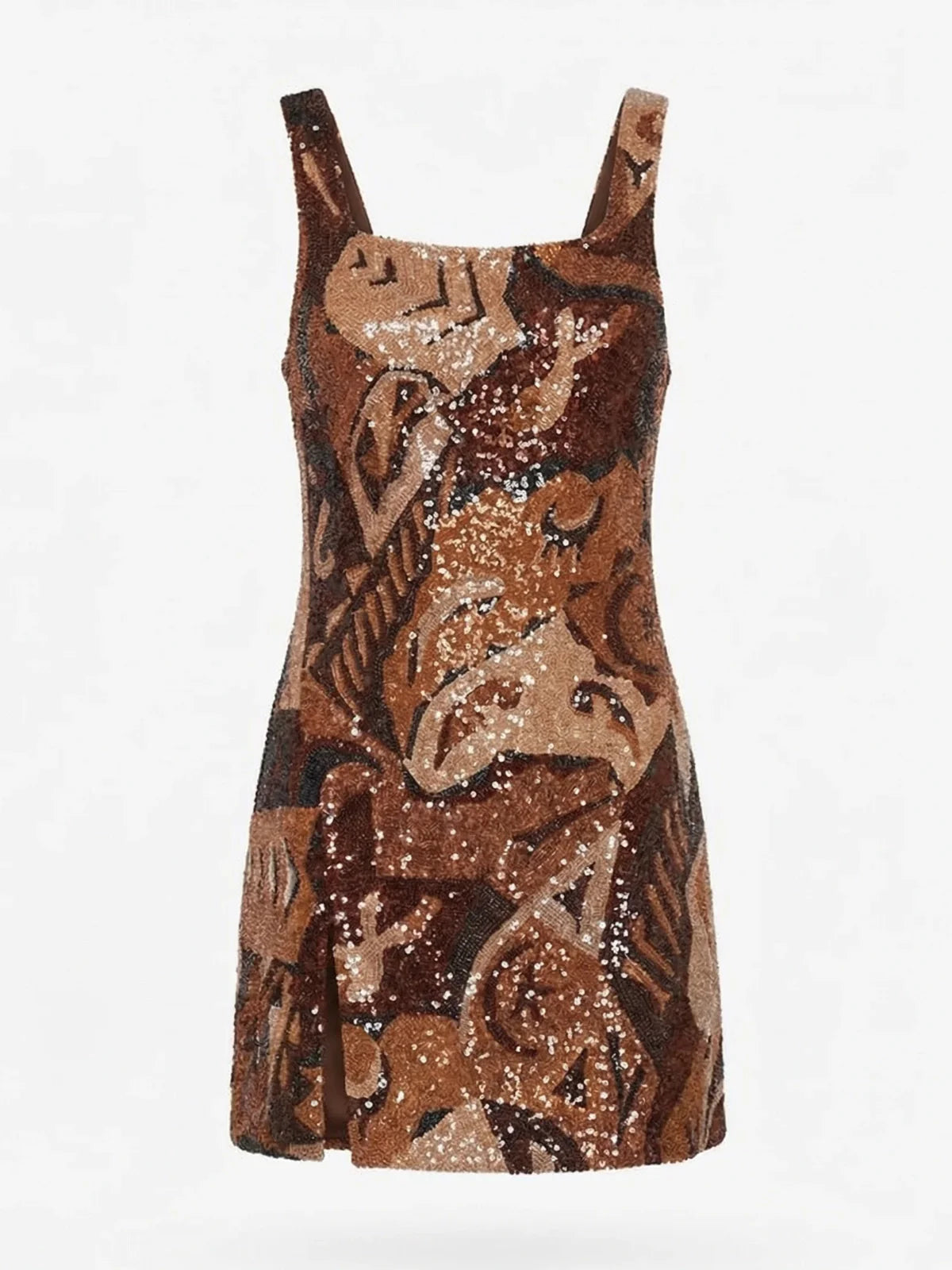 Boston Mosaic Beaded Mini Dress