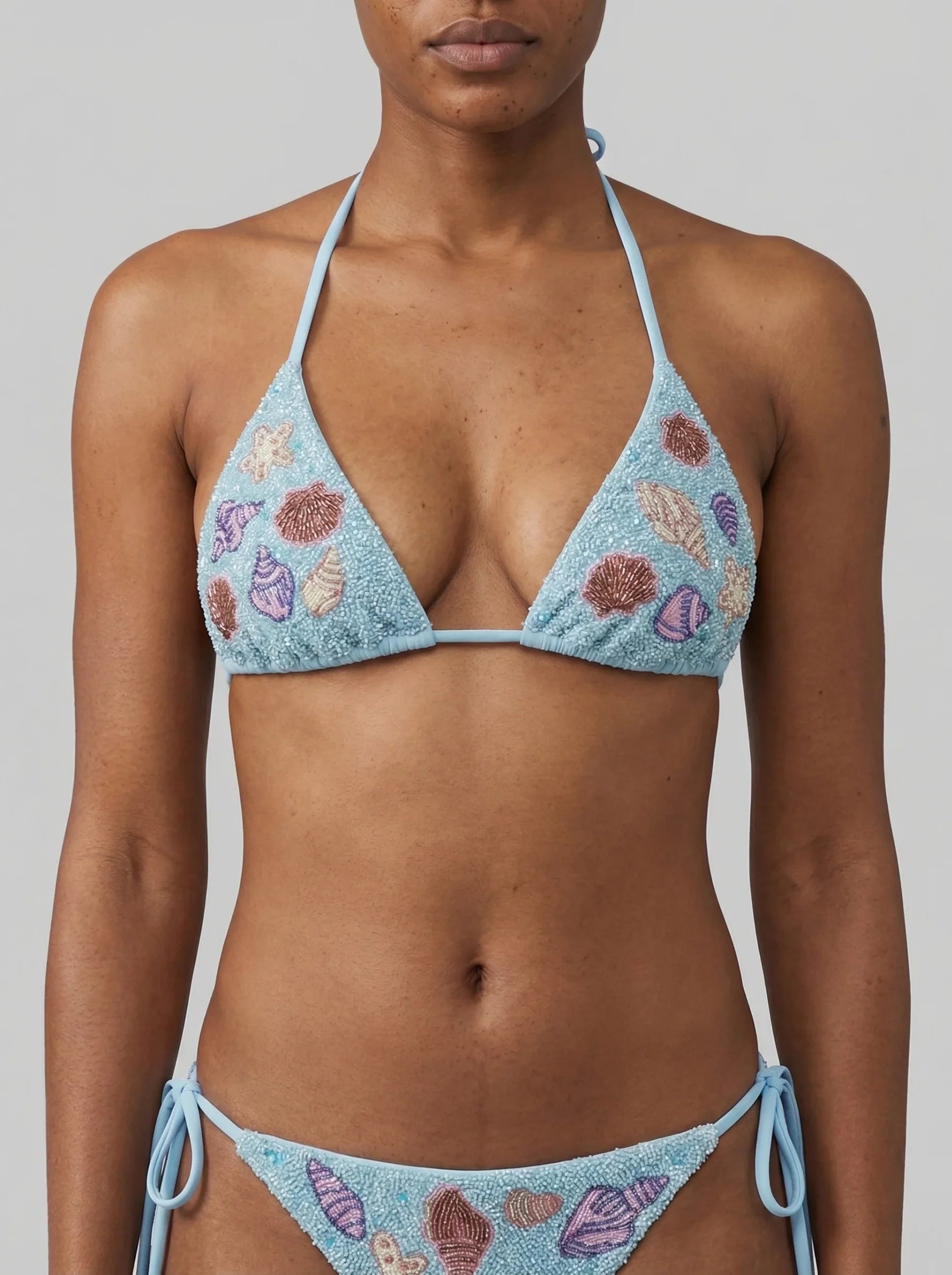 Helia Beaded Bikini Bottom Daphne X Oceanus