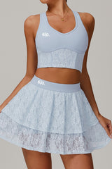 ELA Padel Bra Top and Skirt Set