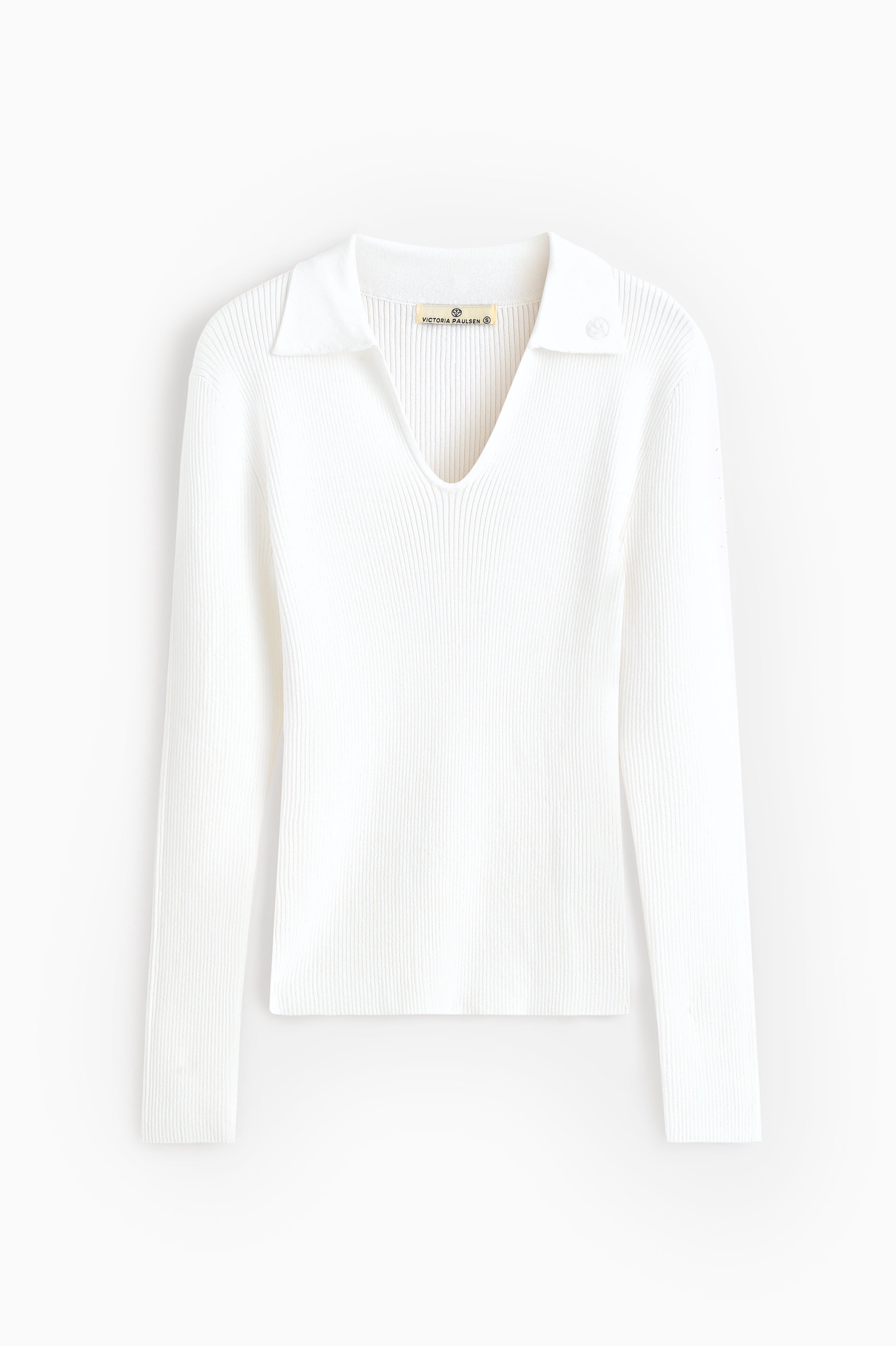 Samantha Long Sleeve Knit Polo