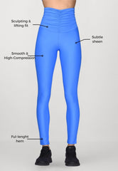 Sculpt High-Waist Leggings - Sky Blue