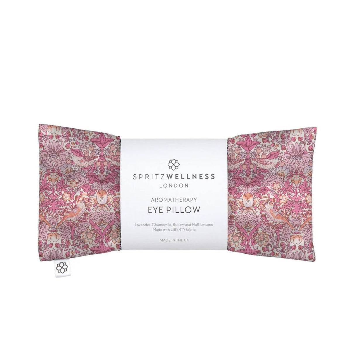 Aromatherapy Liberty Print Eye Pillow - Strawberry Thief Light Pink