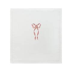 Embroidered Bow Napkins | Set of 2