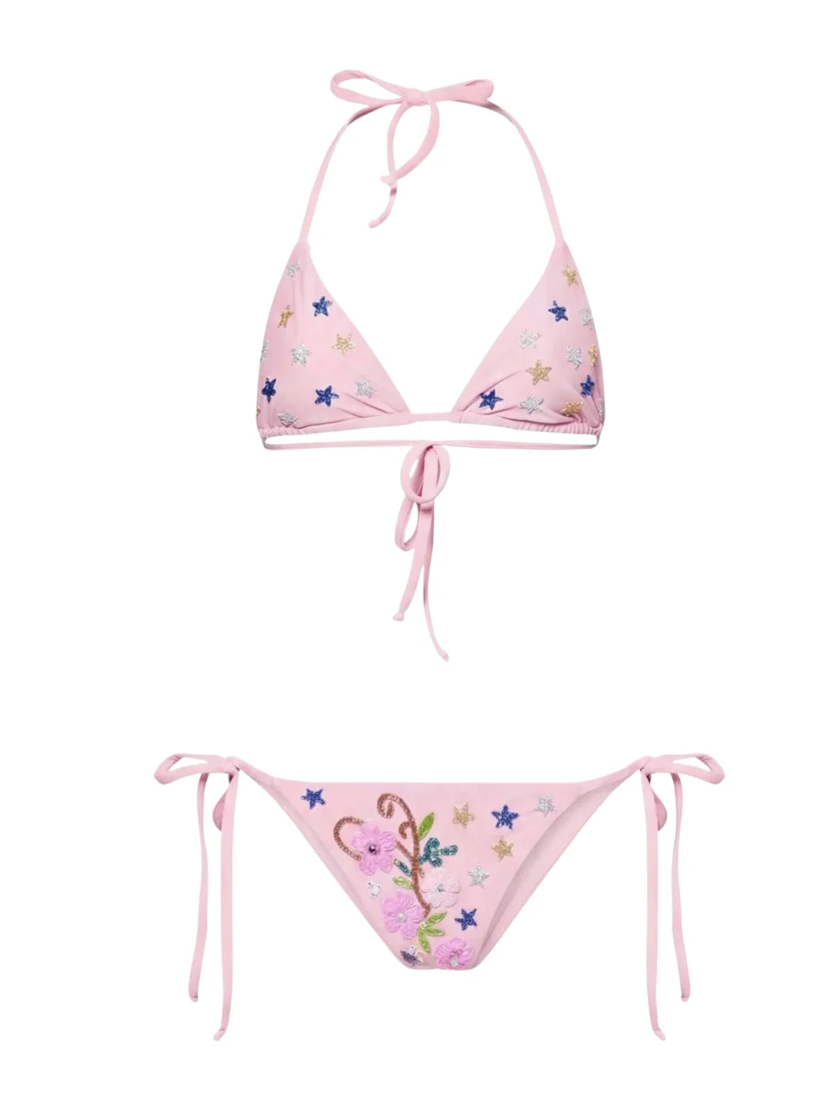 Celeste Jardin Bikini Top Multi Colour