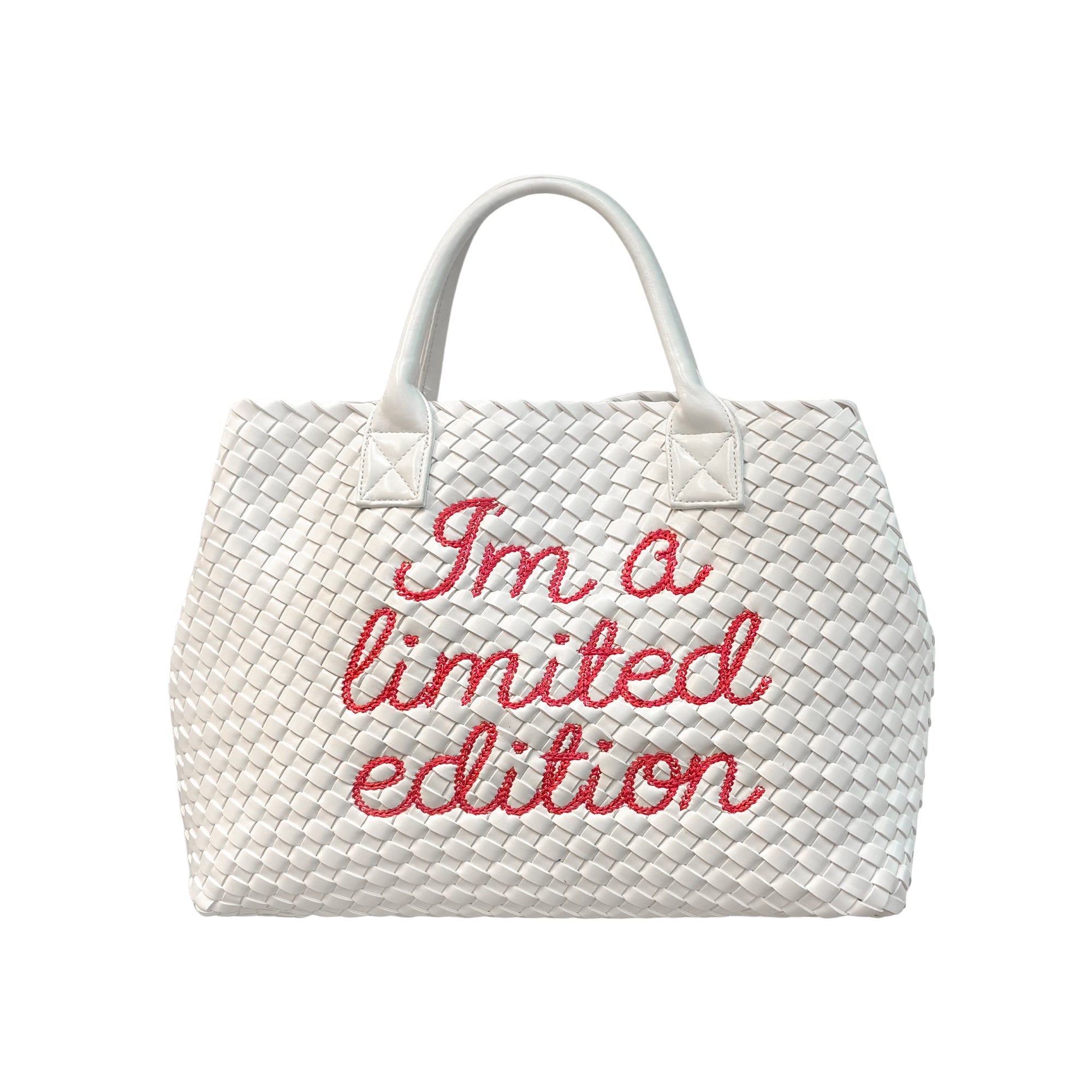 I'm a Limited Edition White Handbag