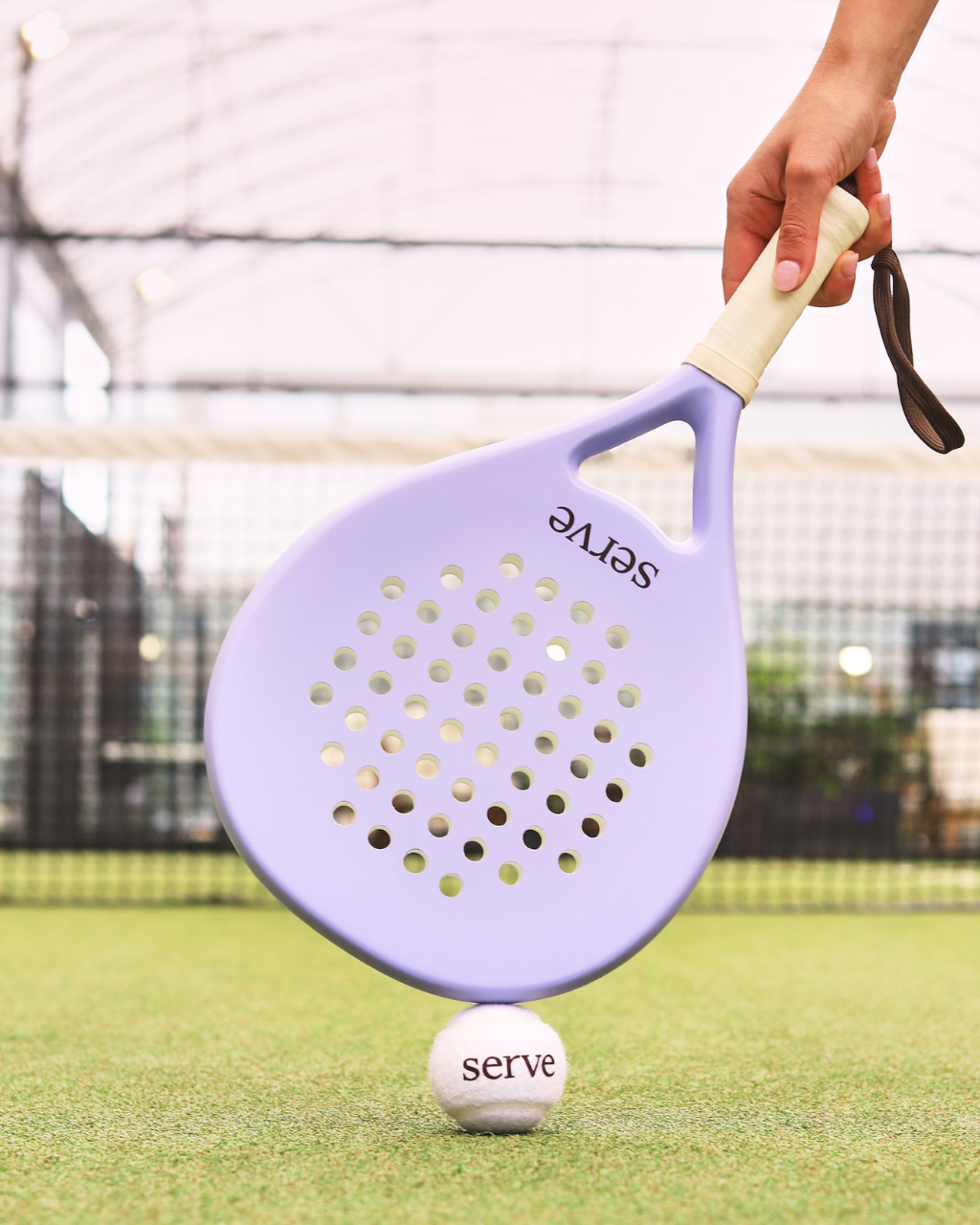 Pastel Purple Padel Racquet
