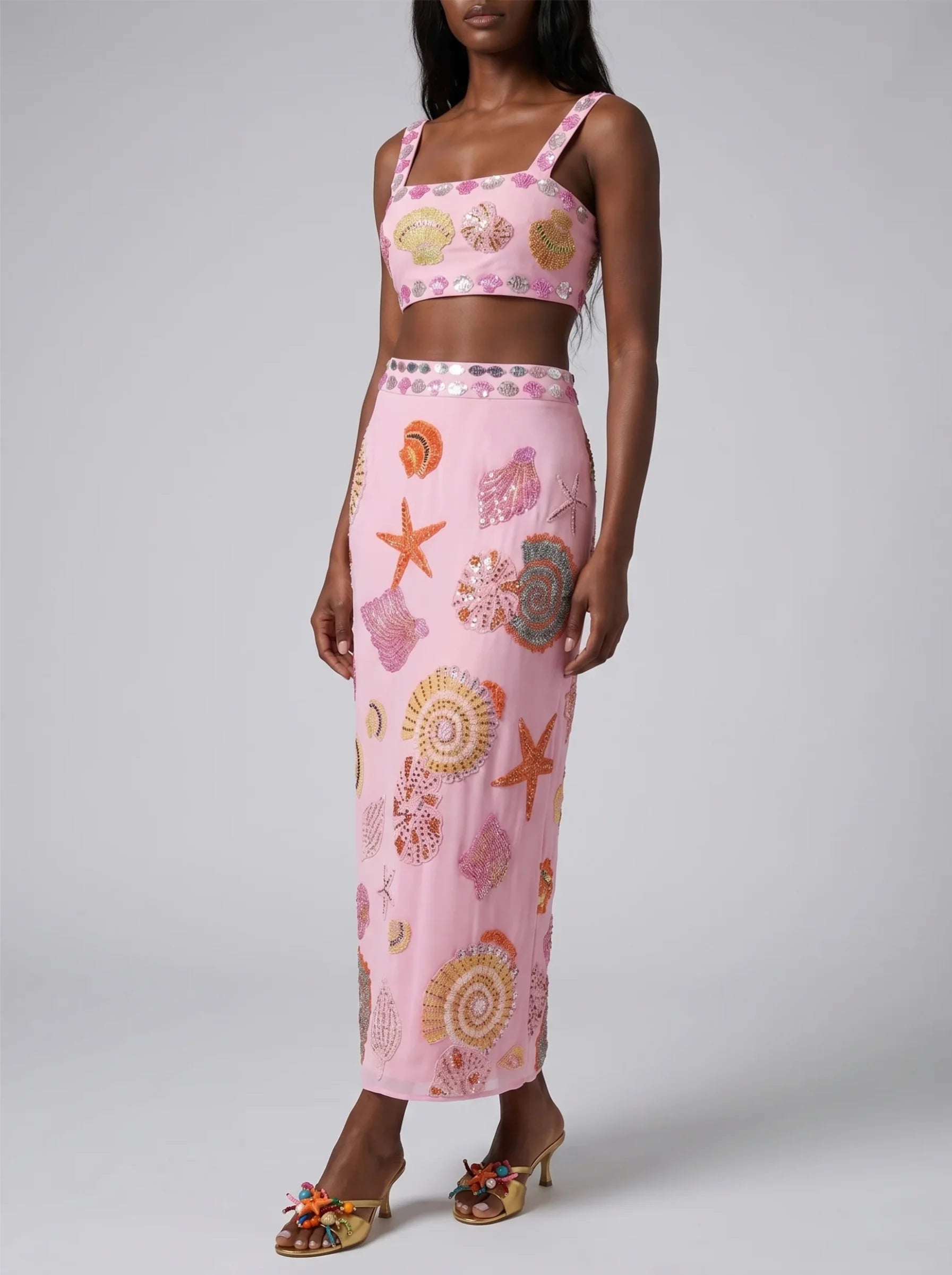 New York Hand-Embroidered Top