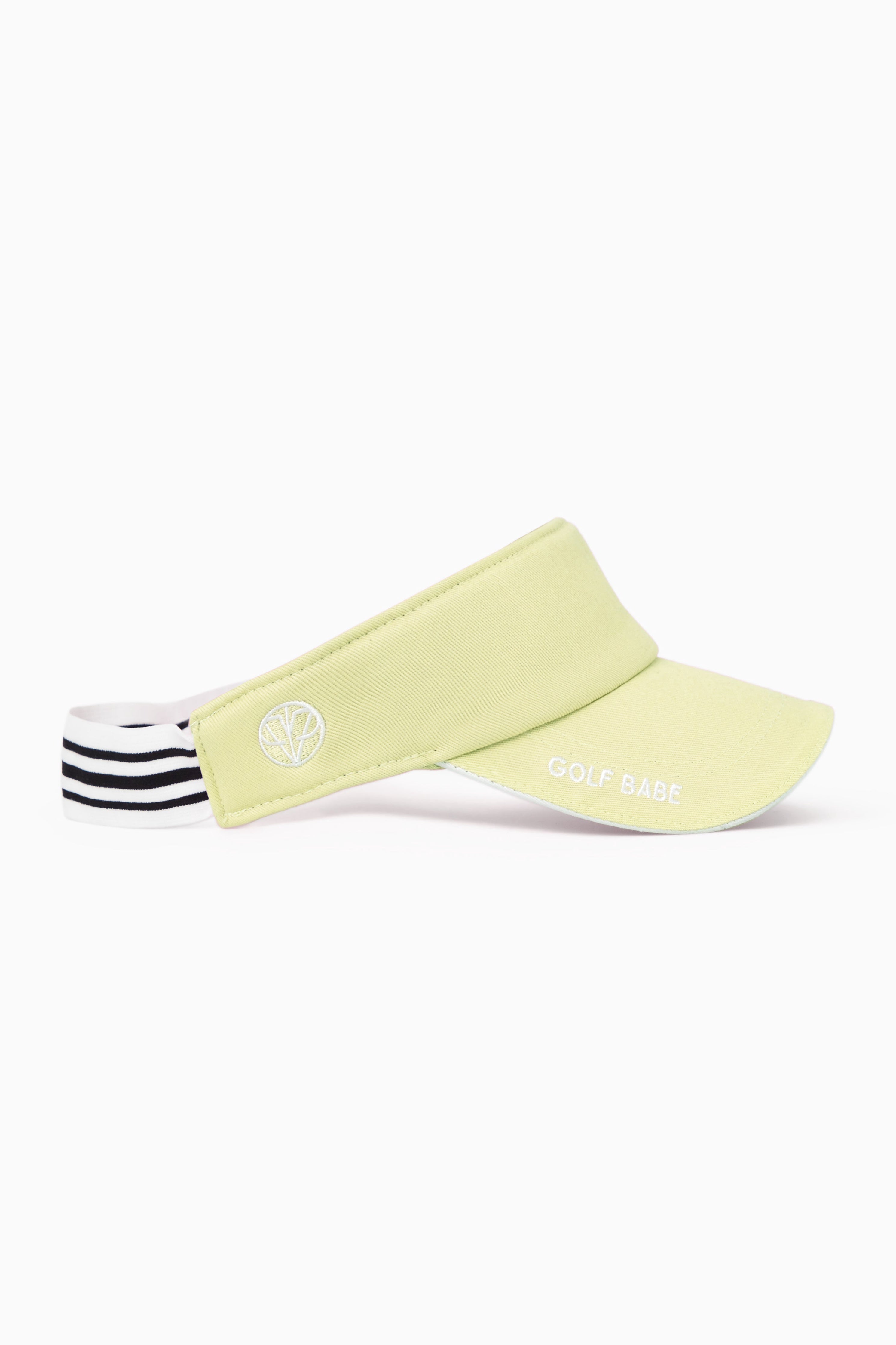 Golf Babe Visor- Pastel Yellow