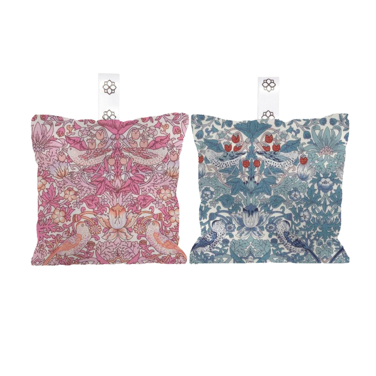 Lavender Sachets - Strawberry Thief Spring & Light Pink