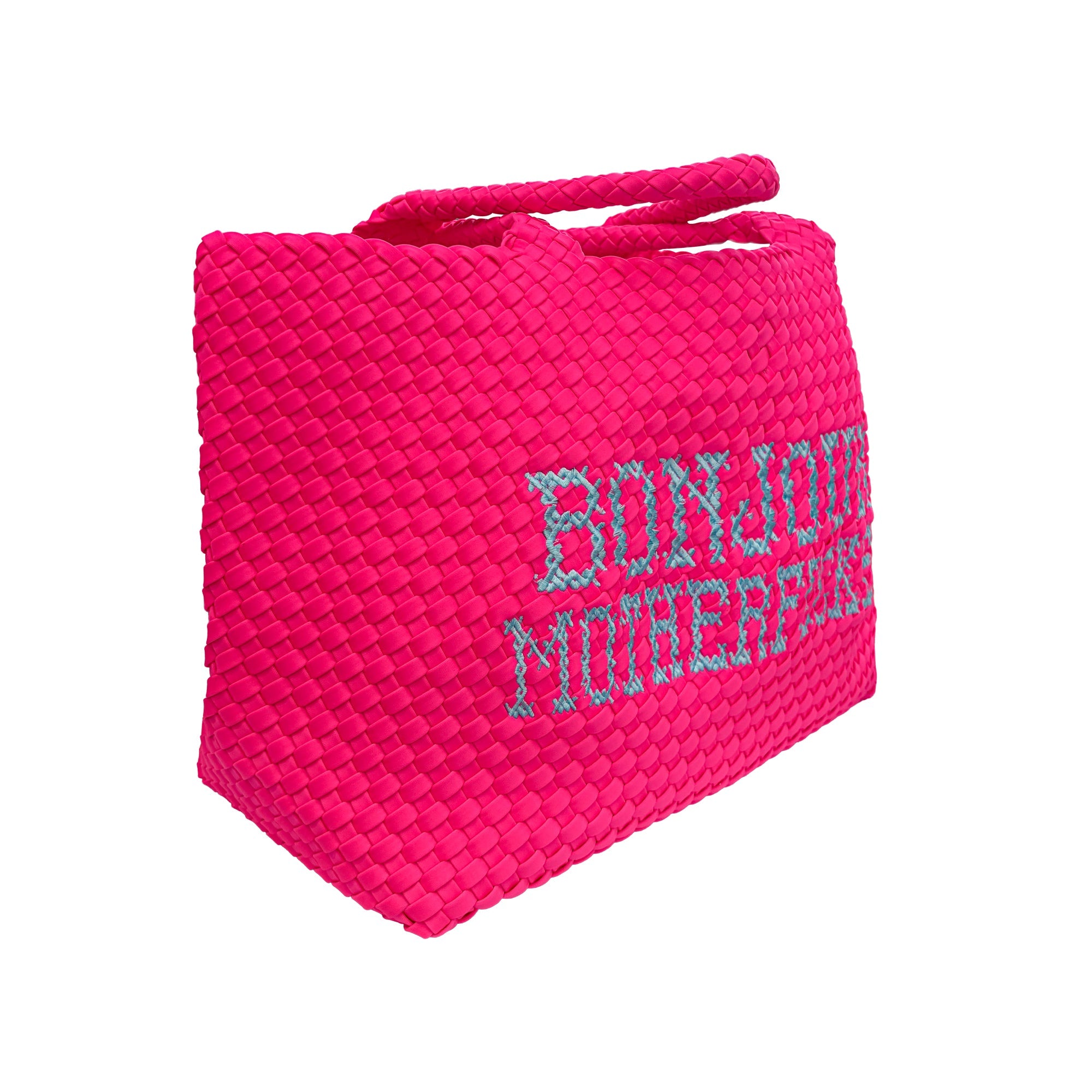 Bonjour Motherfuckers Neon Pink Bag