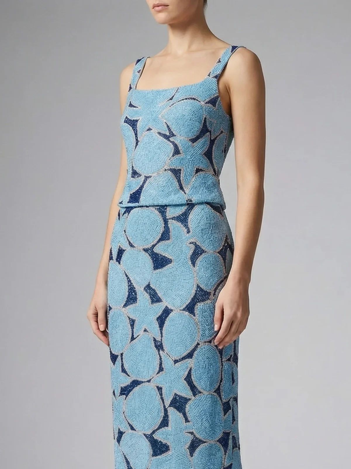 Sea Moscow Long Co-Ord Skirt Multi Colour