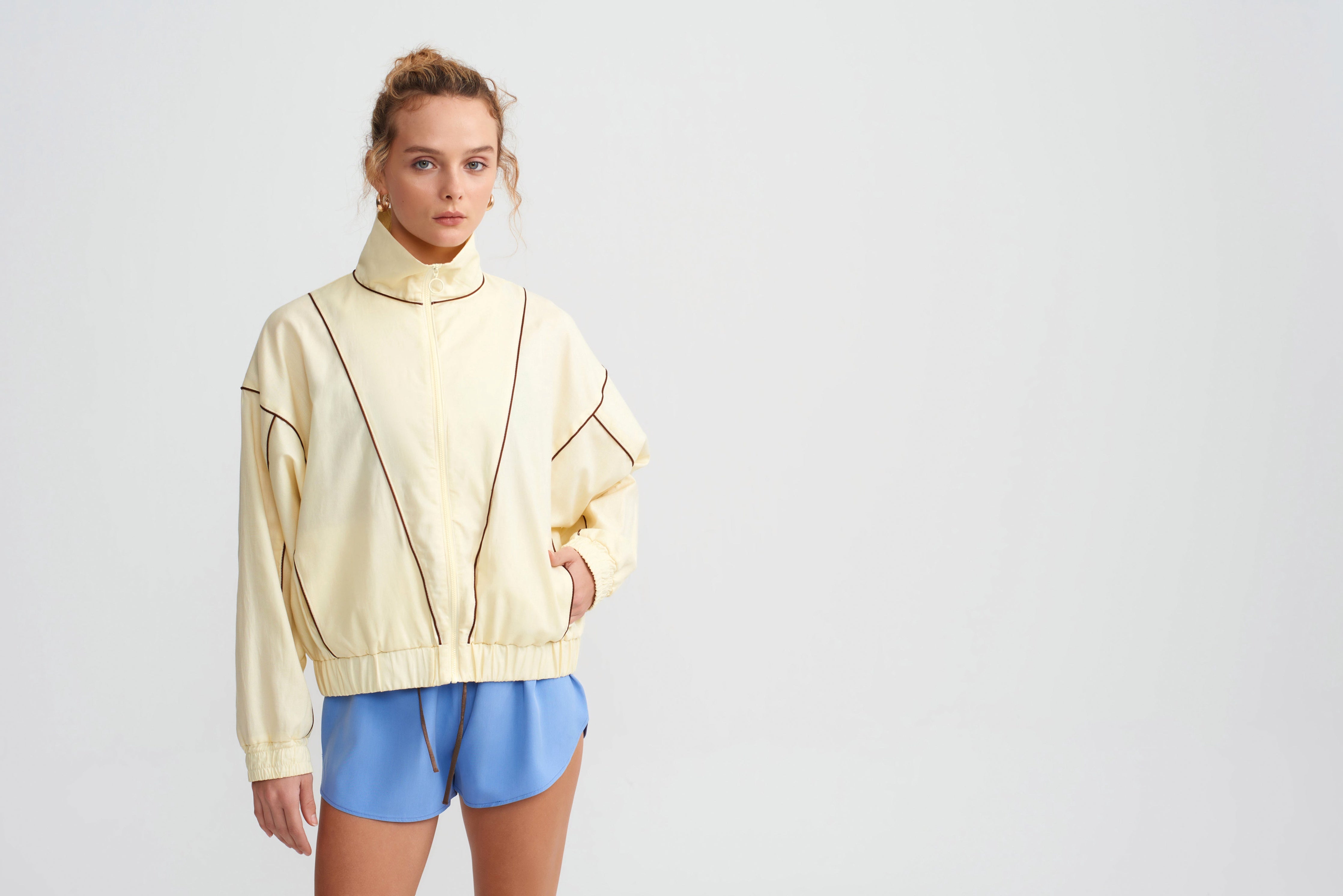 SPORTY SILK SHORTS