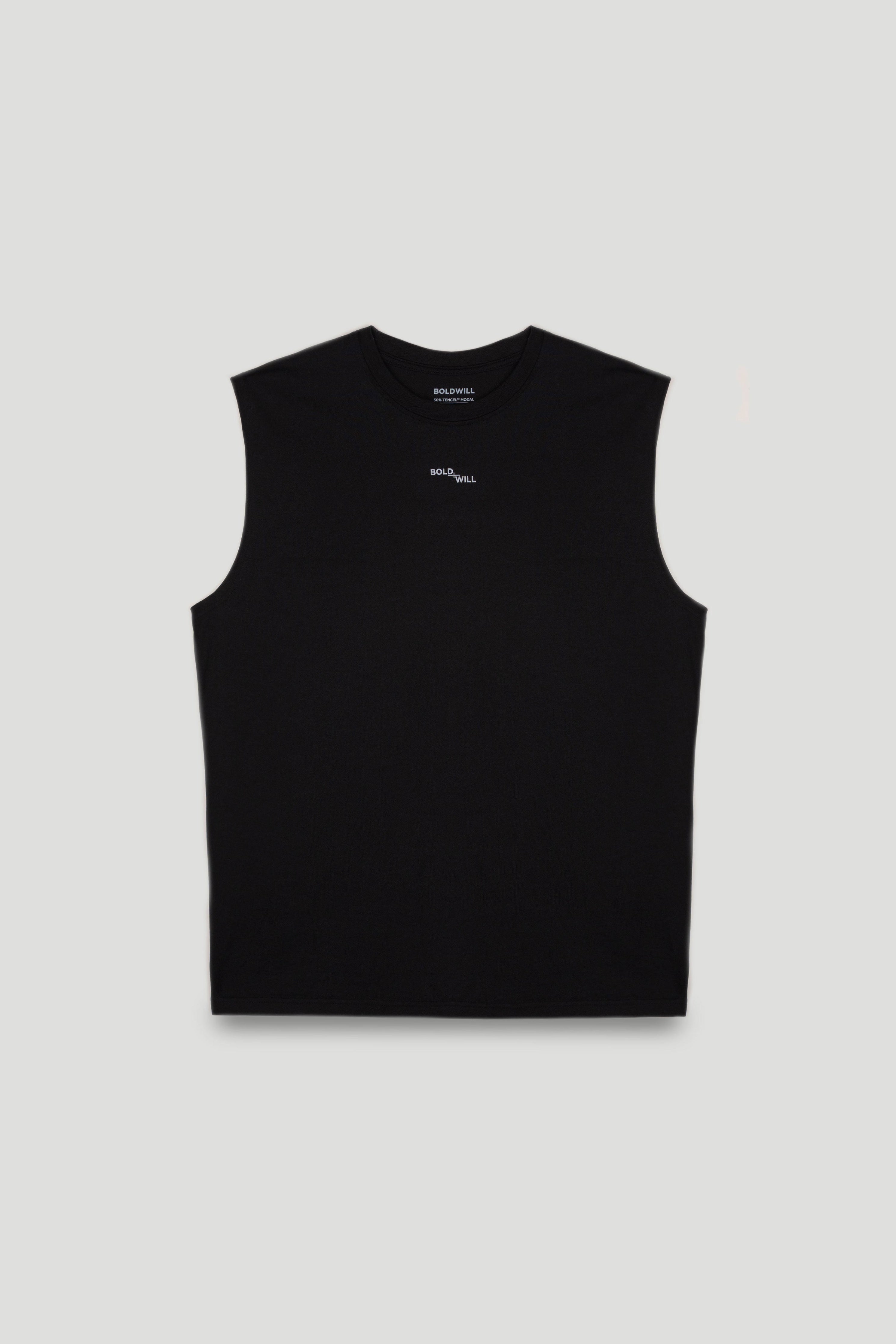 [PF19.Wood] Tanktop - Black