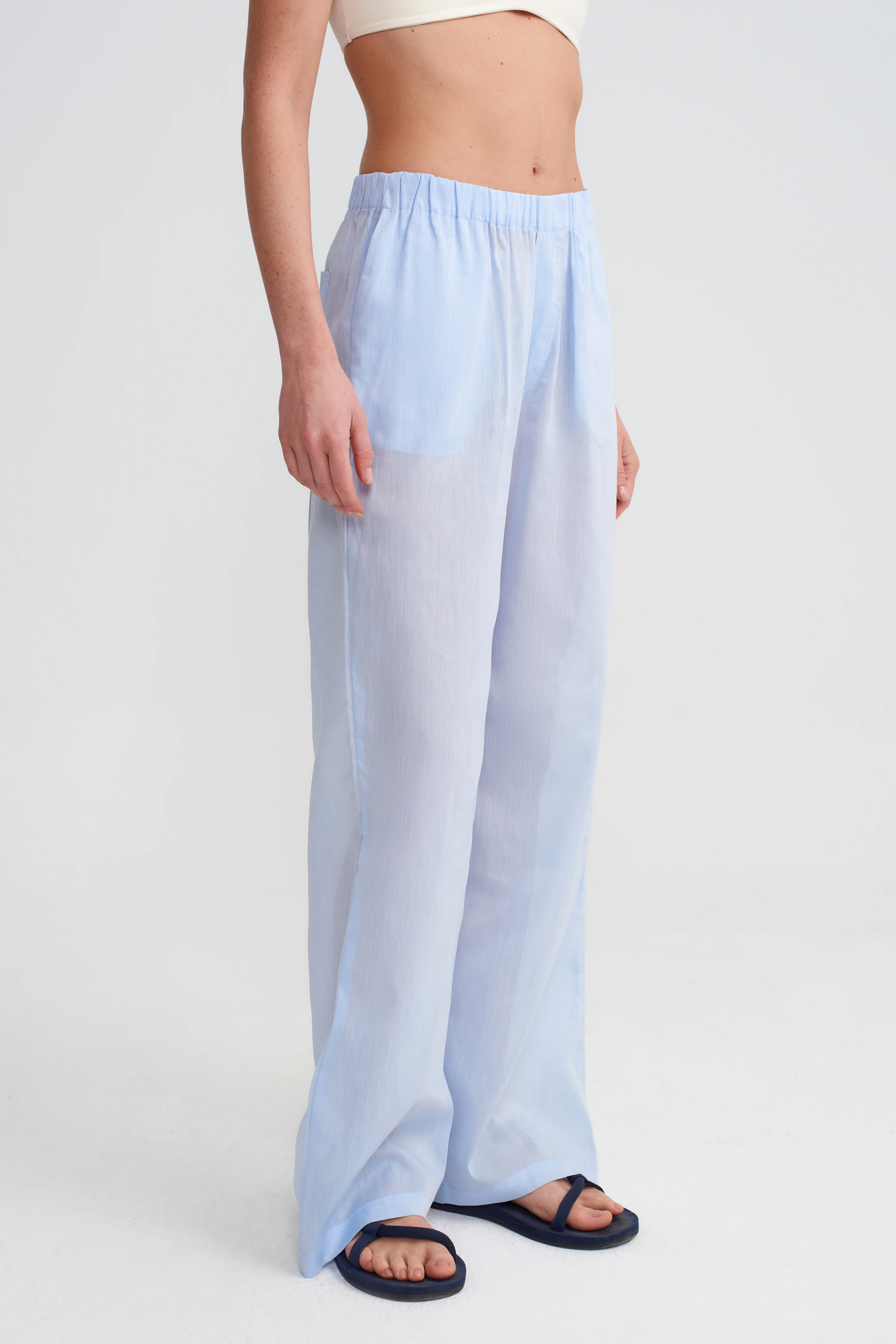 LOUNGE PANTS - SKY BLUE