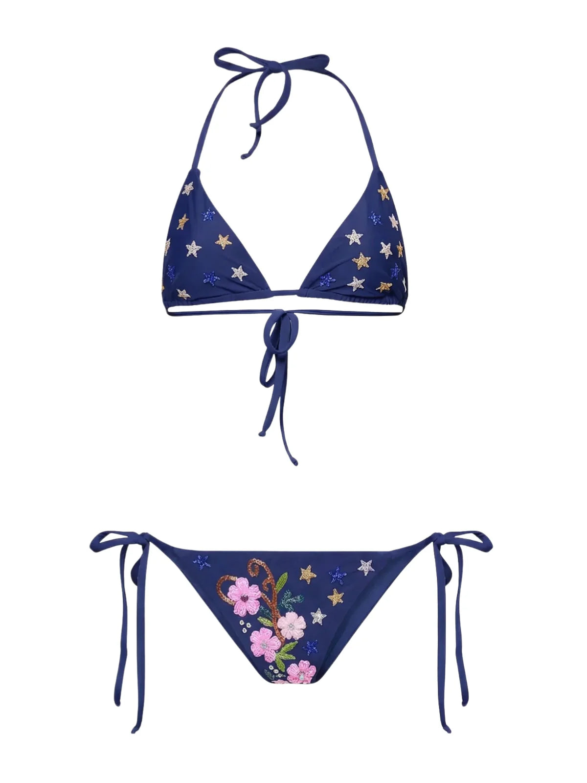 Celeste Jardin Bikini Top Multi Colour