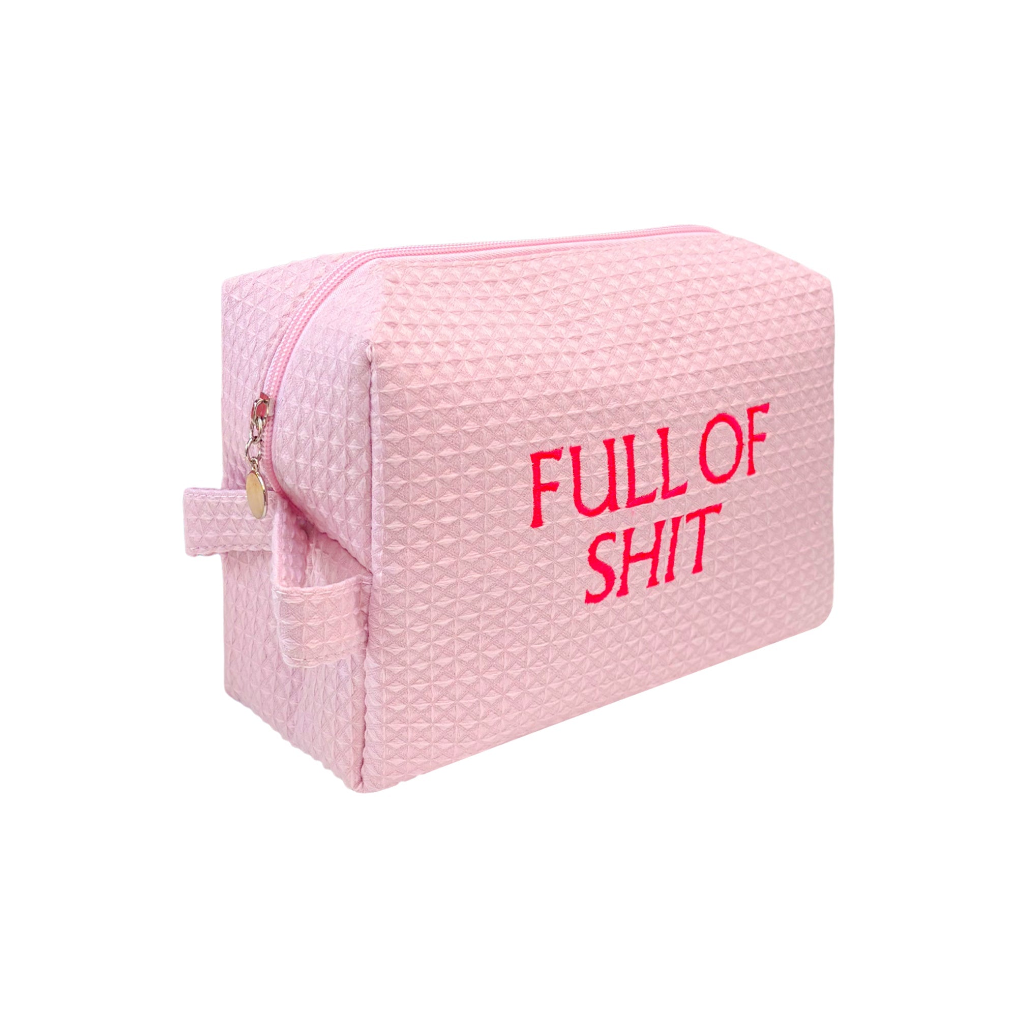 Pink Full of Shit Waffle Bag
