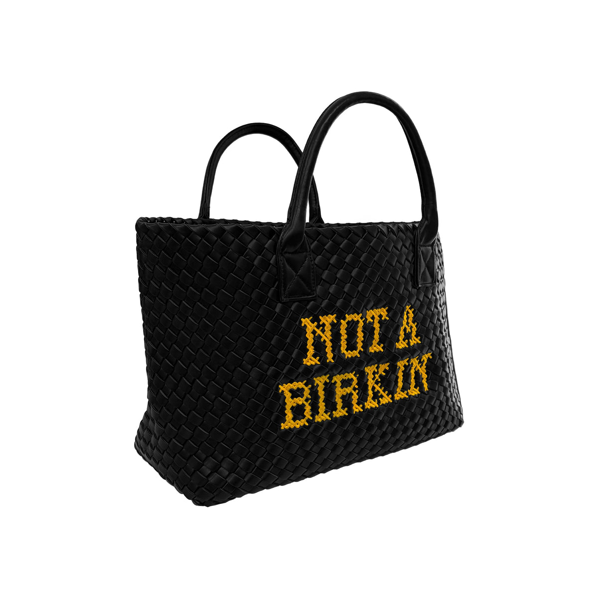 Not a Birkin Black Handbag