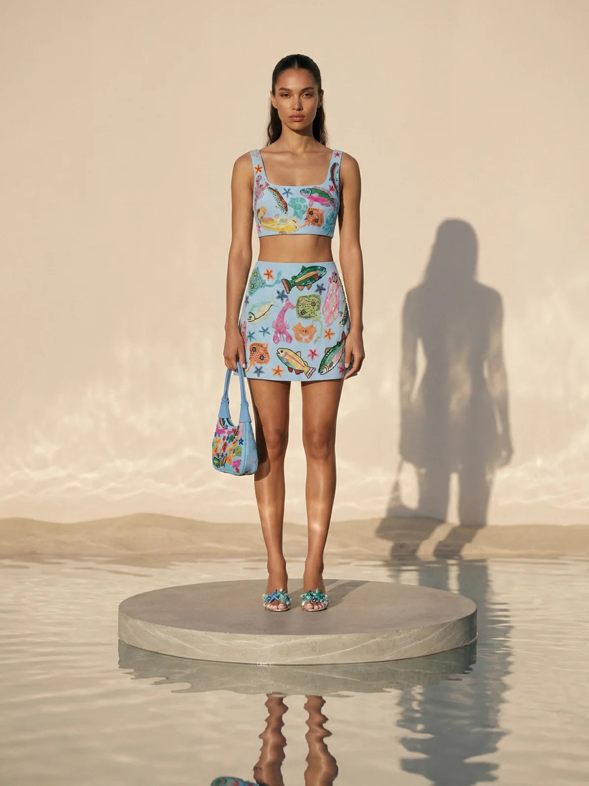 Arizona Shoulder Blue Bag