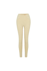 Legging With Stitch Detail - Chino Green