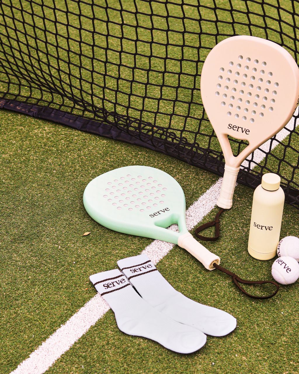 Beige Padel Racquet