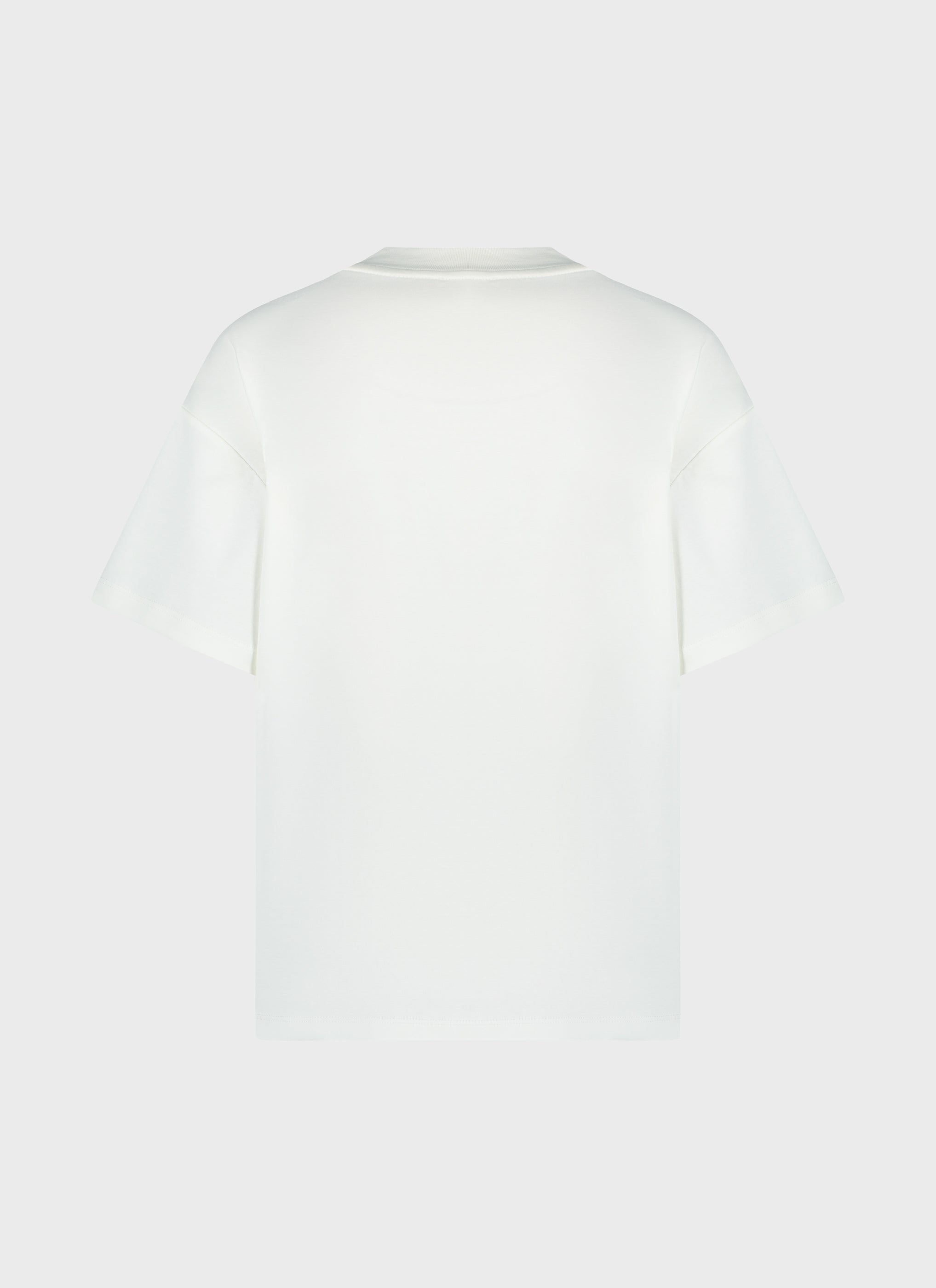 Short Sleeve T-Shirt - Ivory/Navy Blue