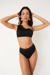 Onyx Kelly Asymmetric Bikini Top