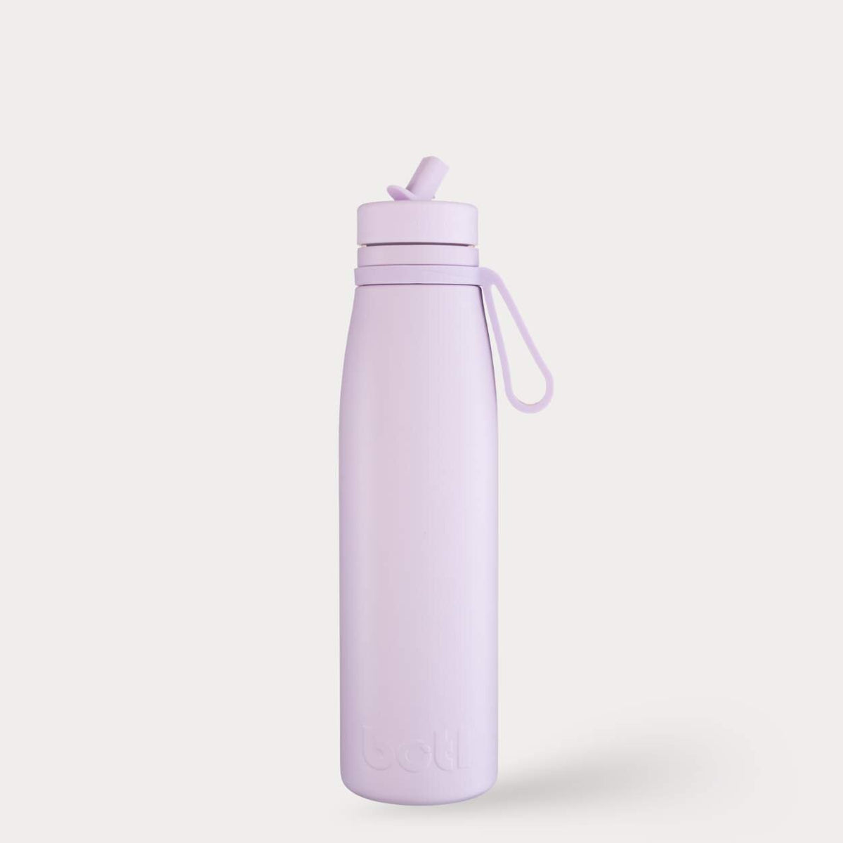 500ml Leakproof Stainless Steel Insulated Bottle With Straw Cap | BOTL | Haze Lilac Purple