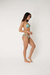 Amante Edie Triangle Bikini Top Turquoise