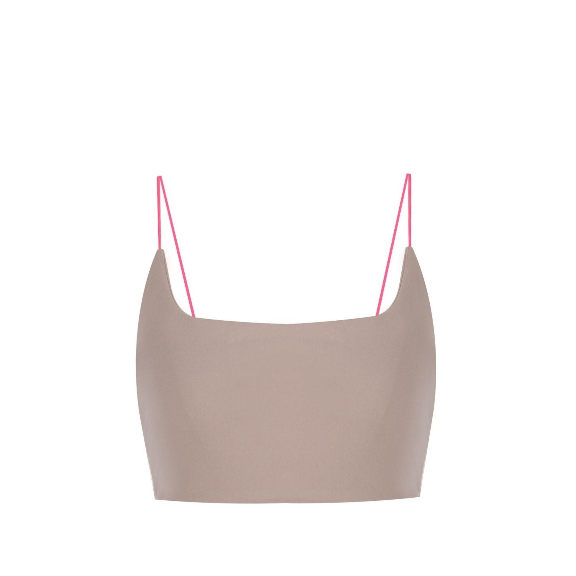 SKINNY BRA - PEBBLE