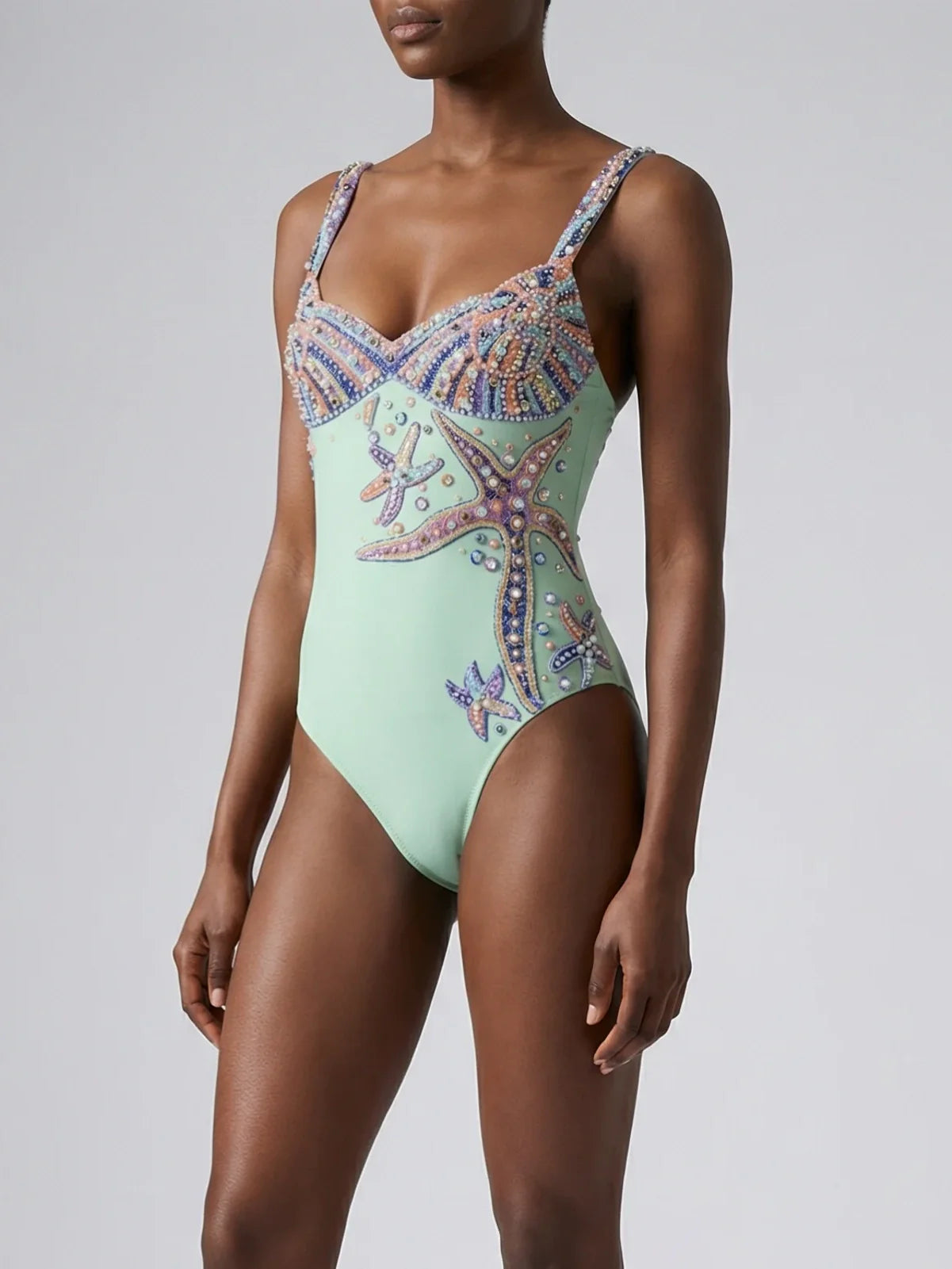 Selene Sea Shell Swimsuit Multi Color
