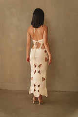 Isla Crochet Dress in Cream