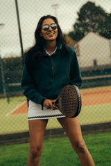 Leopard Print Teardrop Padel Racket