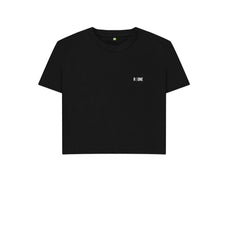 B-Relaxed Crop T-Shirt Black